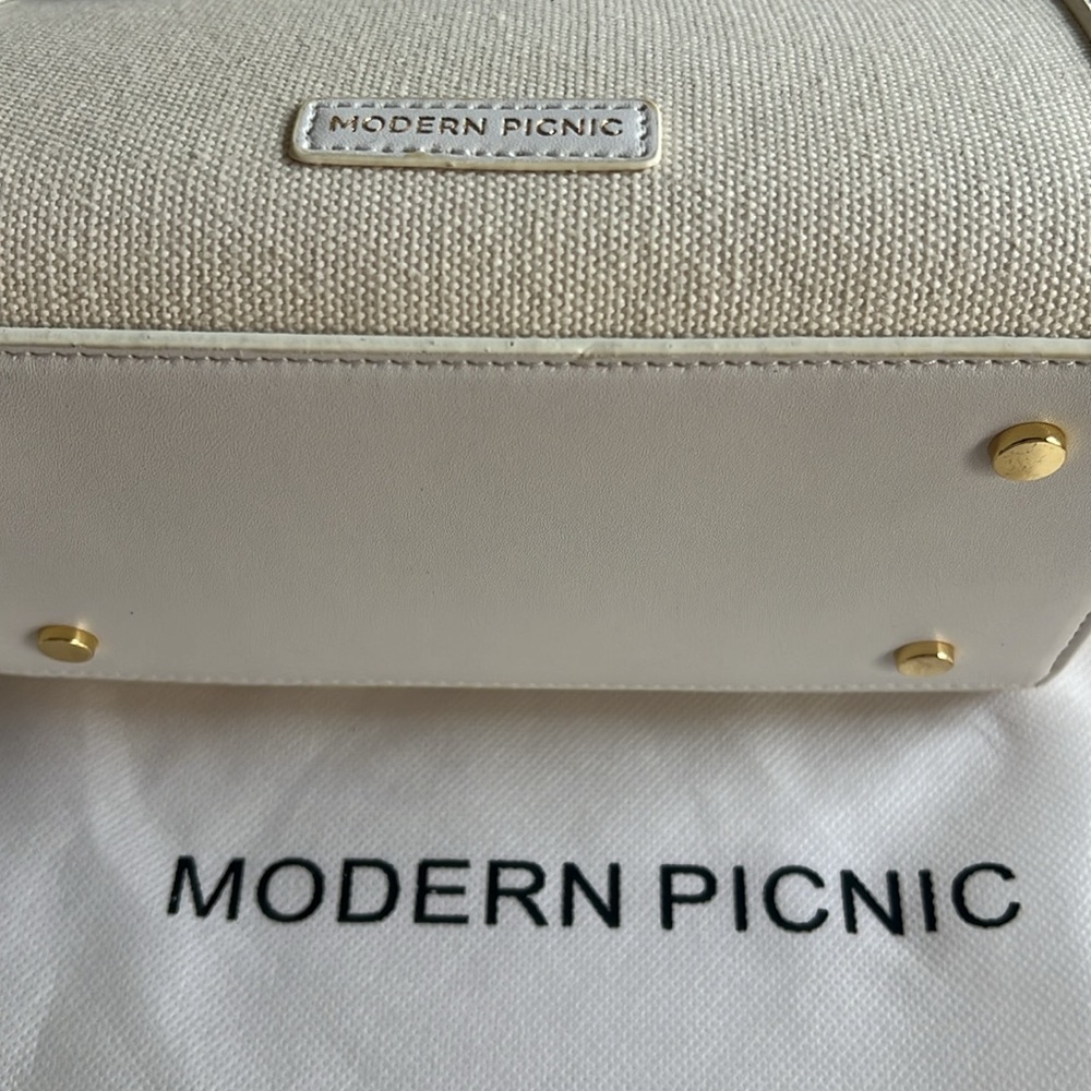 Modern Picnic Mini Canvas Luncher/Purse - Picture 4 of 11